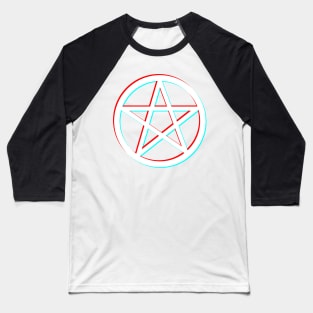 Pocket Glitch Motherland: Fort Salem Pentagram - White Baseball T-Shirt